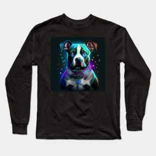 Glowing Staffy Long Sleeve T-Shirt